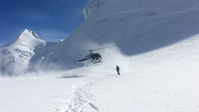 Helicóptero esquí Alagna