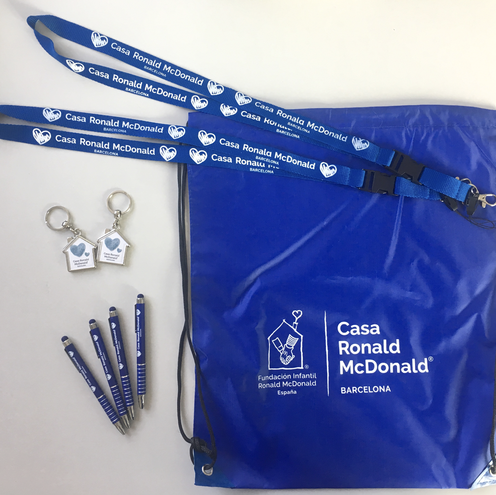 CASA RONALD McDONALD | Packaging – Gadgets – Branding – Impresión